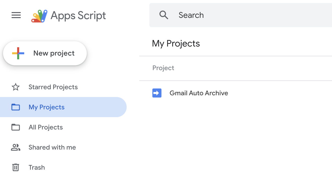 “Screenshot of Google Apps Script page.”